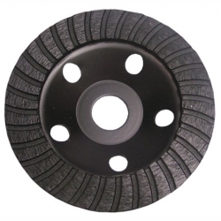 TARCZA DIAMENTOWA GARNKOWA DO SZLIFOWANIA BETONU GRANITU - TURBO 125MM